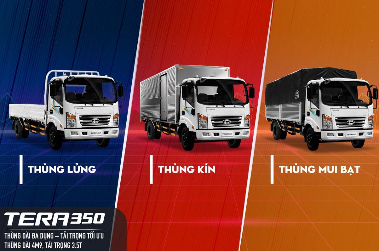 Những ưu điểm của xe tải Teraco 350 